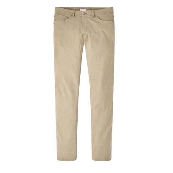 Peter Millar Mens 5 Pocket Khaki Tan Chino Flat Front Pants Size 35